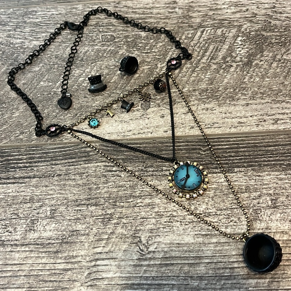 Betsey Johnson Wonderland Necklace and Earrings